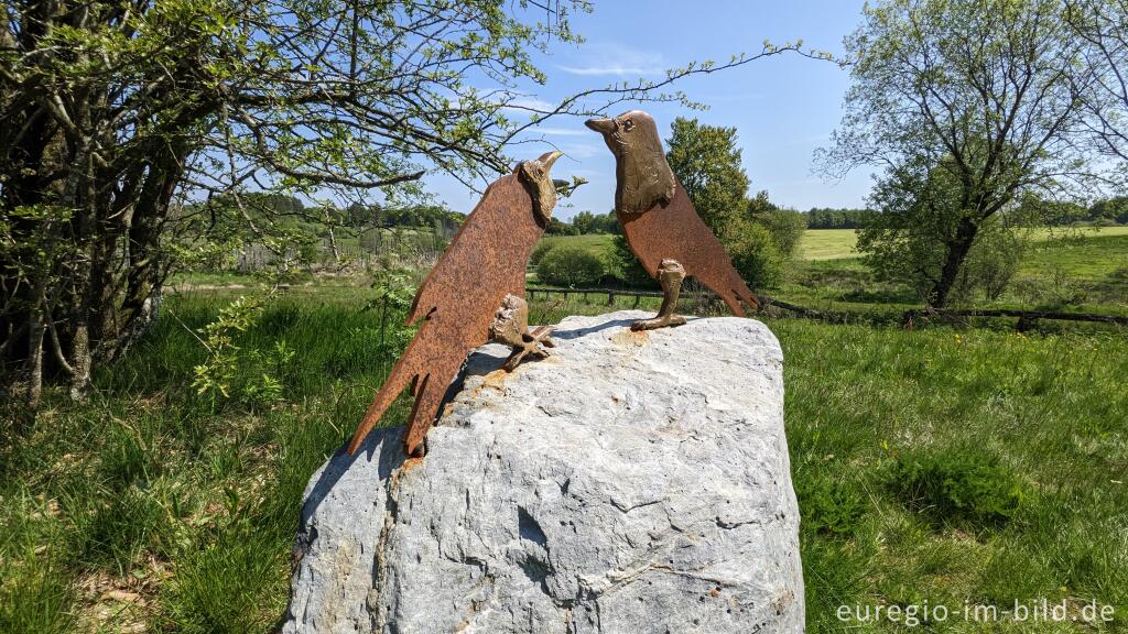 Detailansicht von Der Hexenplatz im Kalltal, westlich von Simmerath