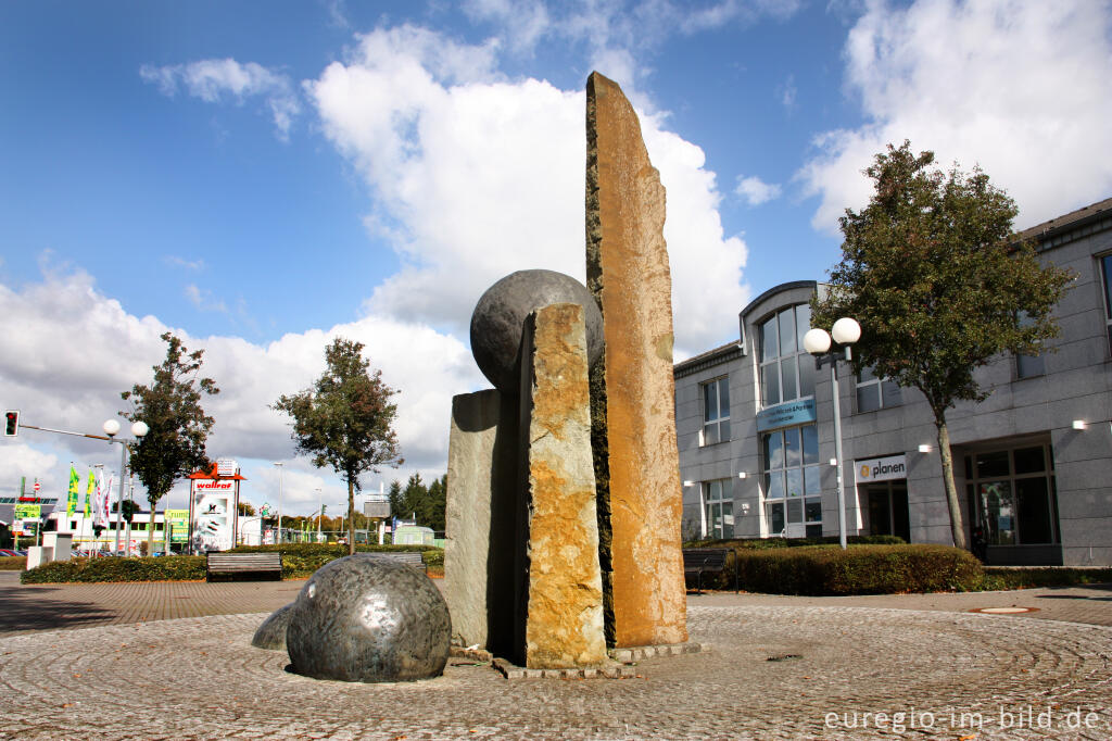 Detailansicht von Der Kugelbrunnen in Herzogenrath - Kohlscheid