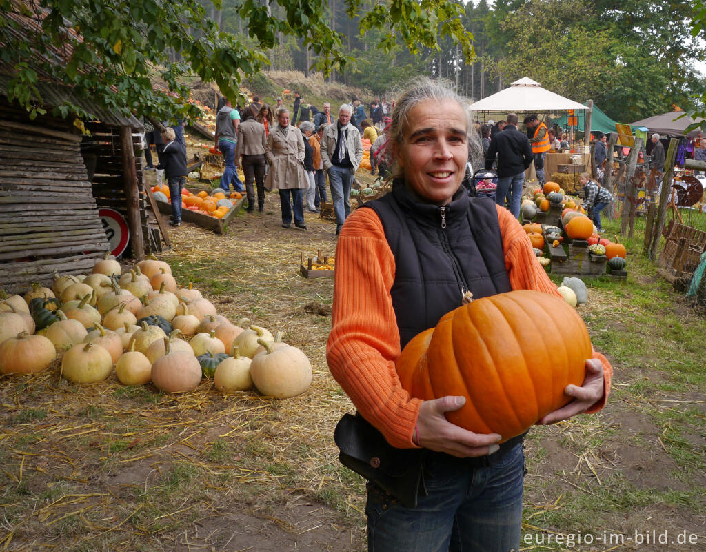 Detailansicht von Der Meroder Kürbismarkt