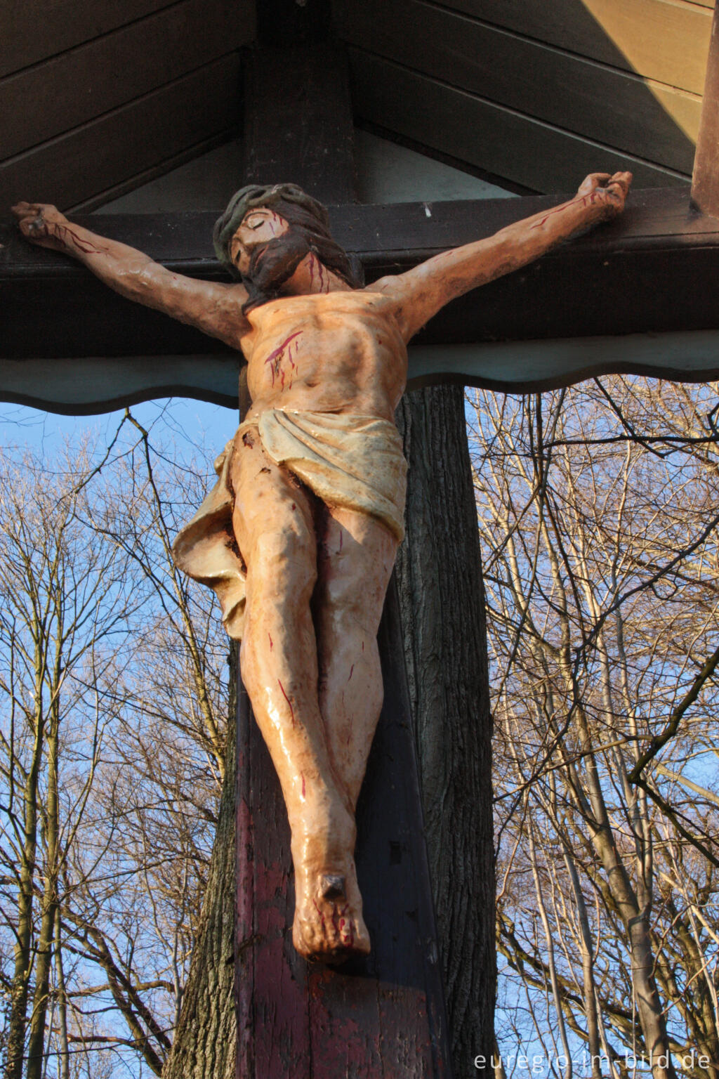 Detailansicht von Detail aus der Kalvariengruppe im Geultal bei Oud Valkenburg