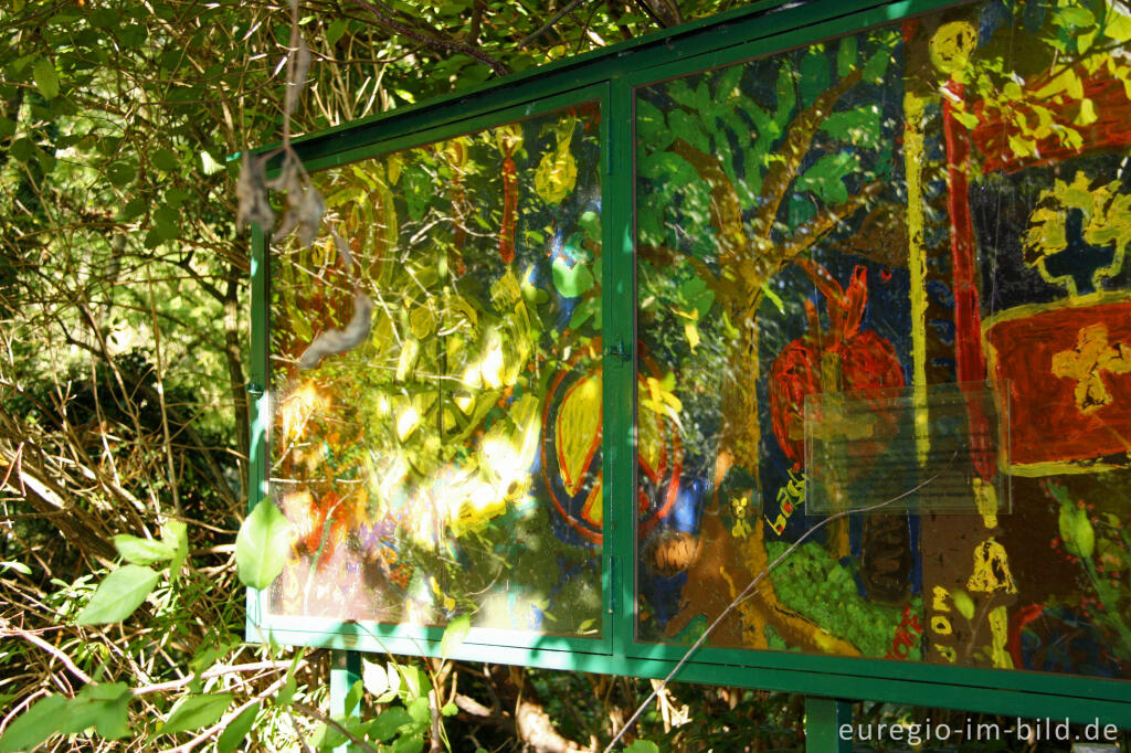 Detailansicht von Detail im  "Hortus Dialogus", Nideggen - Abenden