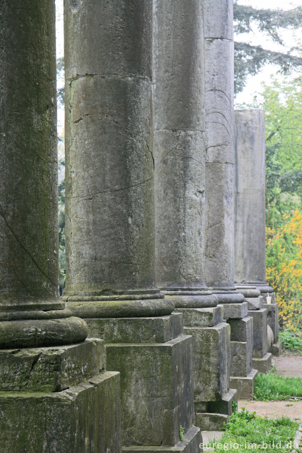 Detailansicht von Die "Aachener Akropolis" auf dem Lousberg