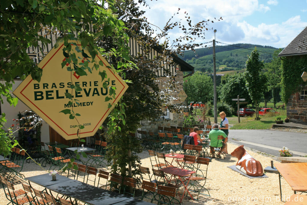 Detailansicht von Die Brauerei "Brasserie de Bellevaux" bei Malmedy, B