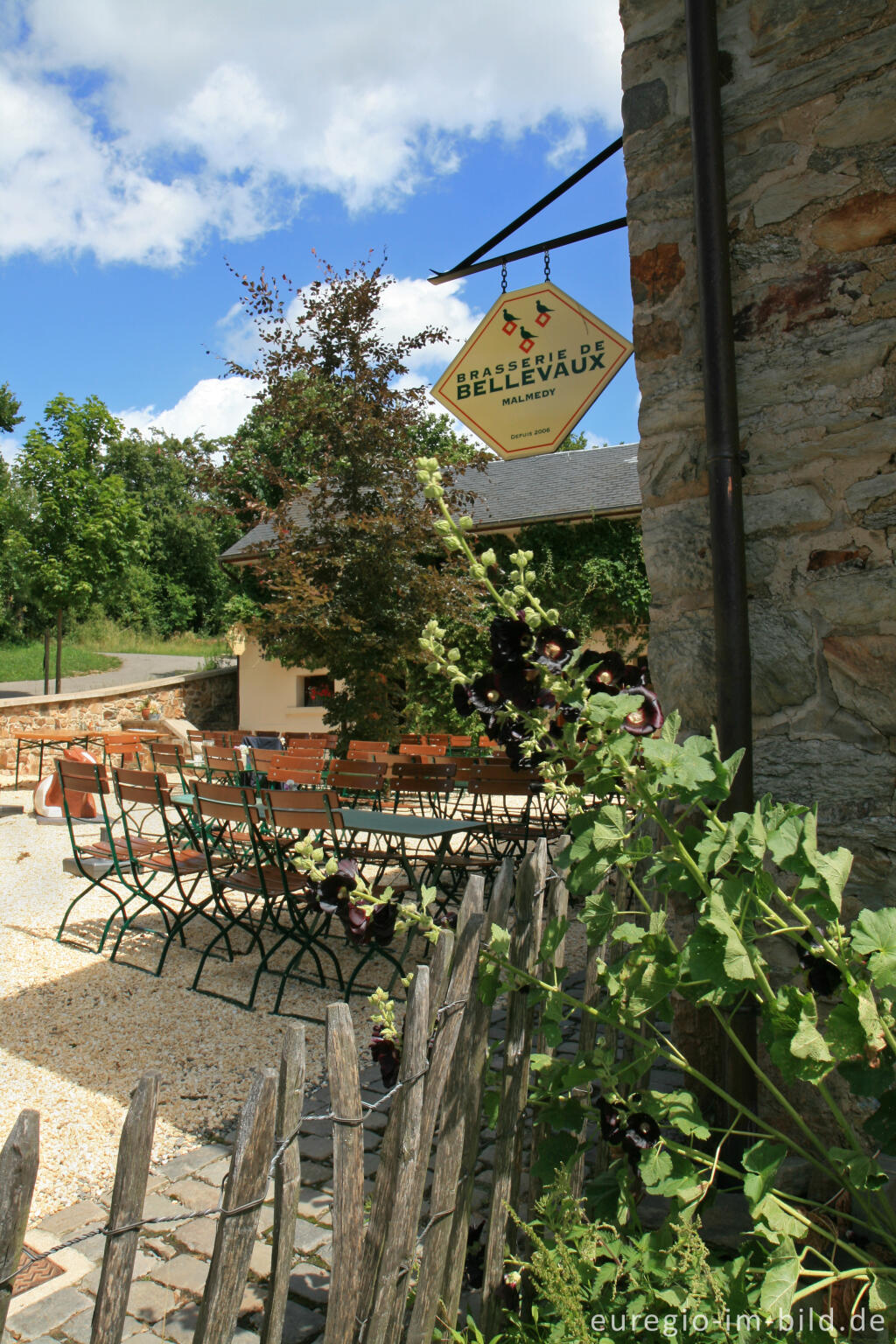 Detailansicht von Die Brauerei "Brasserie de Bellevaux" bei Malmedy, B