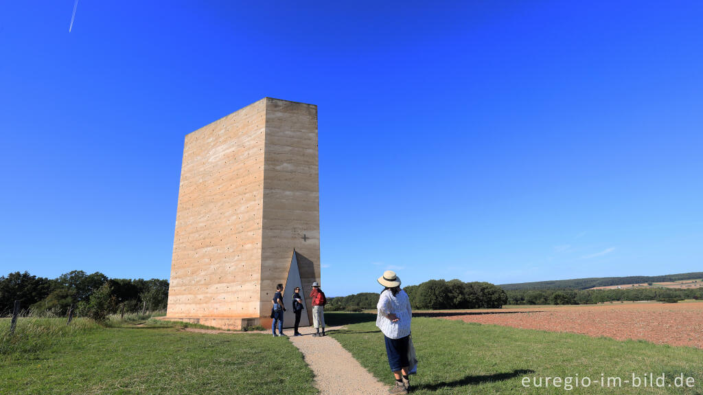 Detailansicht von Die Bruder-Klaus-Kapelle bei Wachendorf