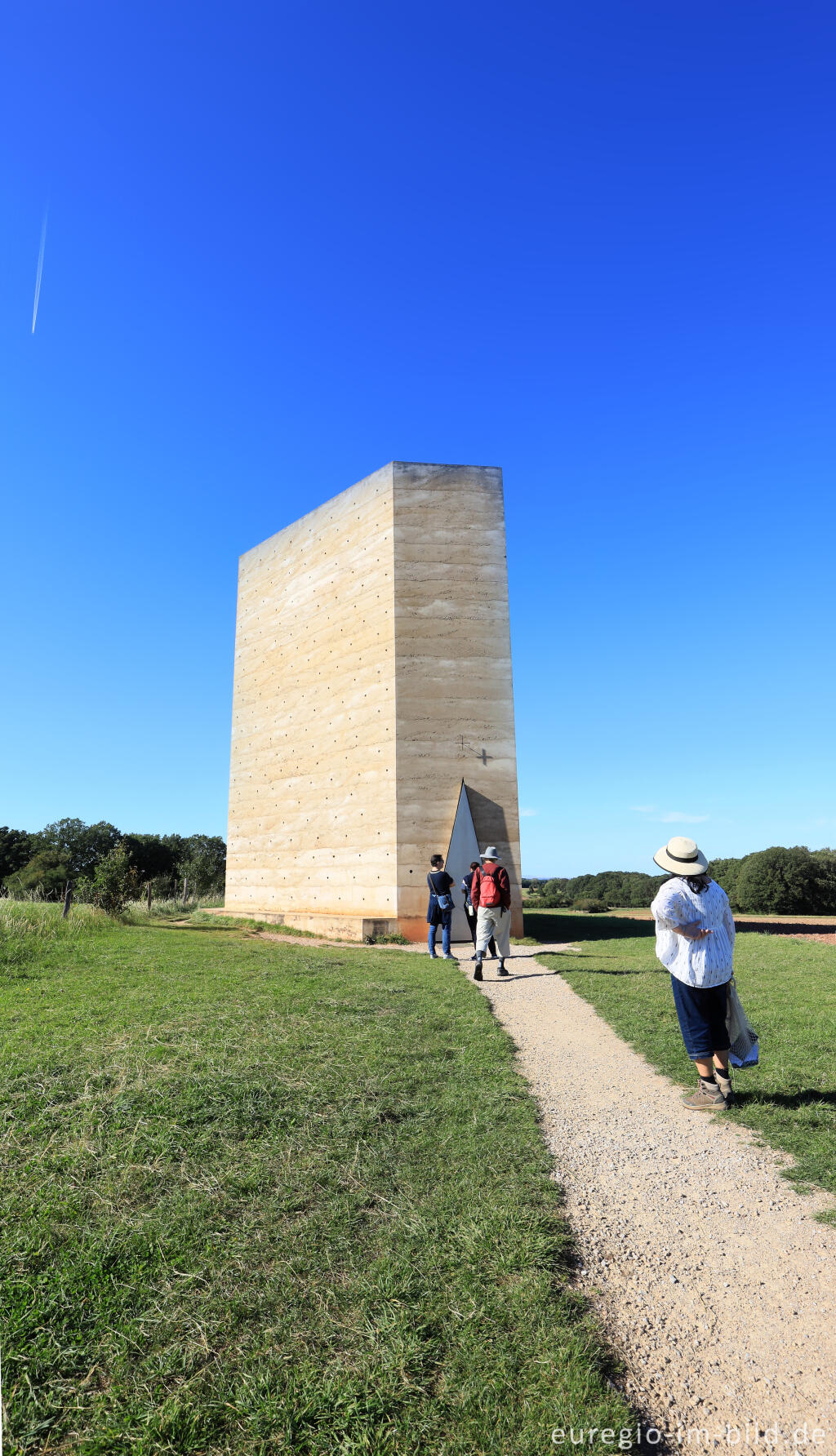 Detailansicht von Die Bruder-Klaus-Kapelle bei Wachendorf