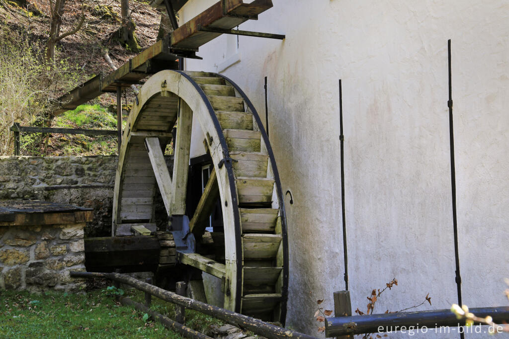 Detailansicht von Die Hallenthaler Mühle im Gillesbachtal