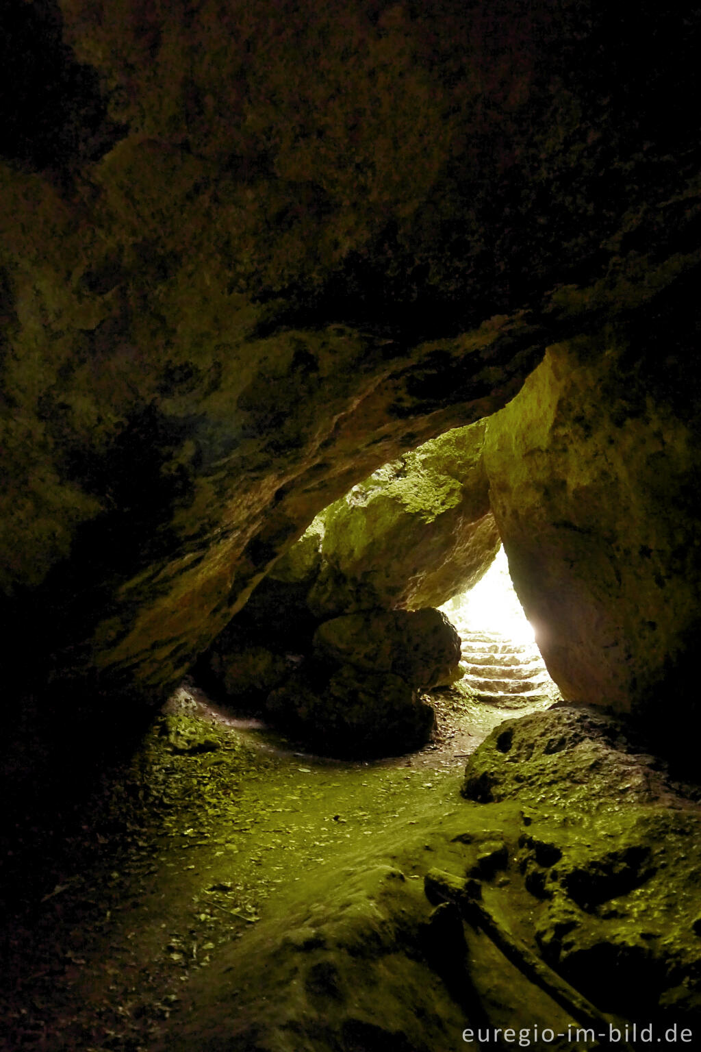 Detailansicht von Die Kakushöhle bei Mechernich in der Eifel