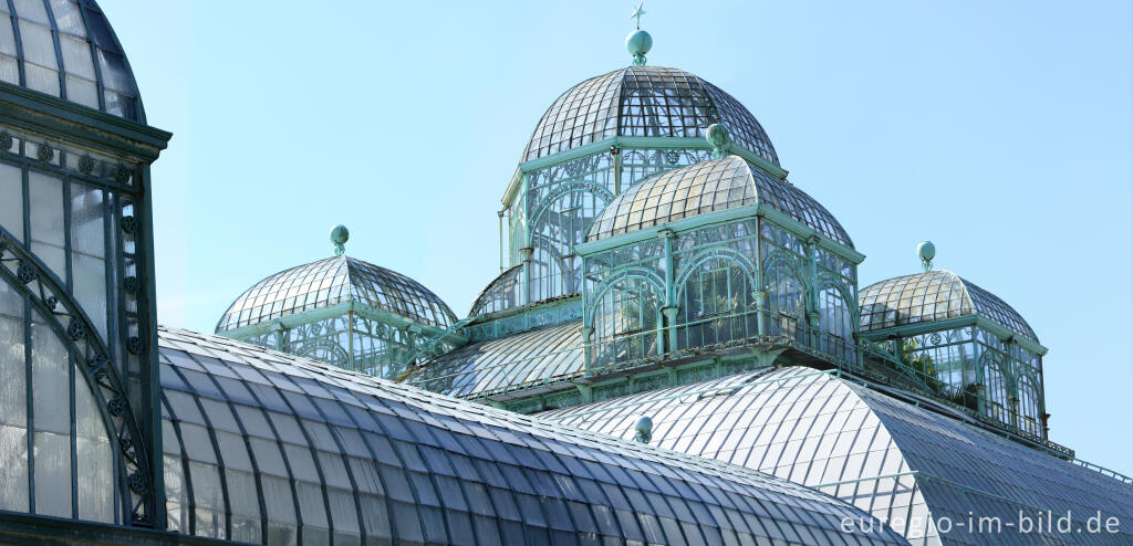 Die Königlichen Gewächshäuser von Laken (Laeken) bei Brüssel