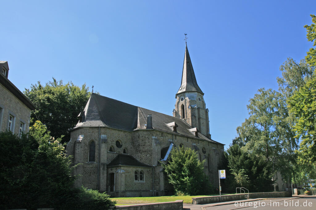 Detailansicht von Die Pfarrkirche St. Maria in Aachen - Hahn