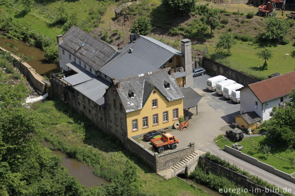 Detailansicht von Die Rellesmühle im mittleren Ourtal bei Dasburg