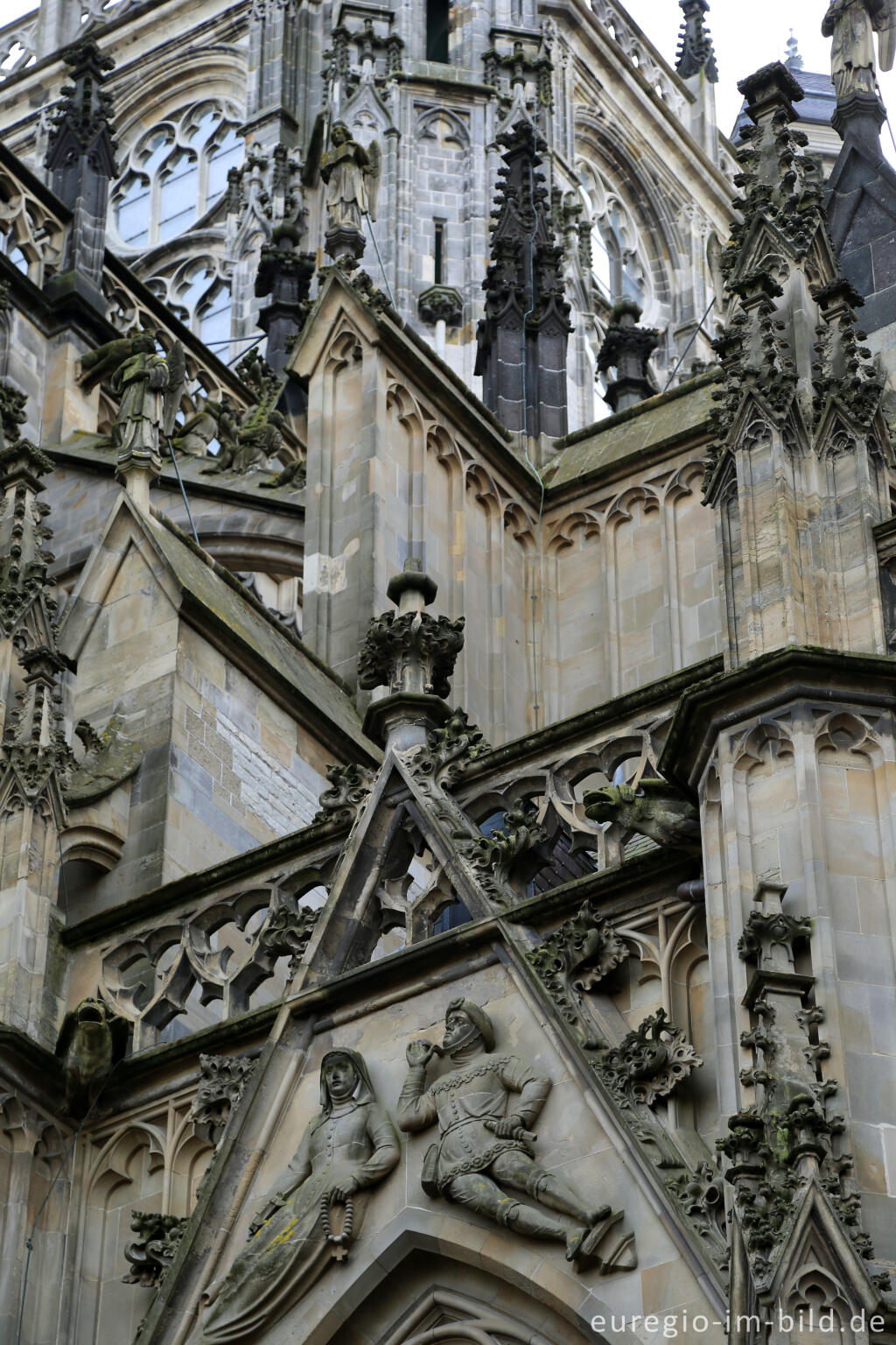 Detailansicht von Die St.-Johannes-Kathedrale (Sint Janskathedraal) in s`Hertogenbosch