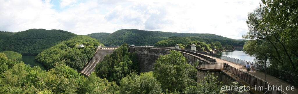 Detailansicht von Die Urfttalsperre im Nationalpark Eifel