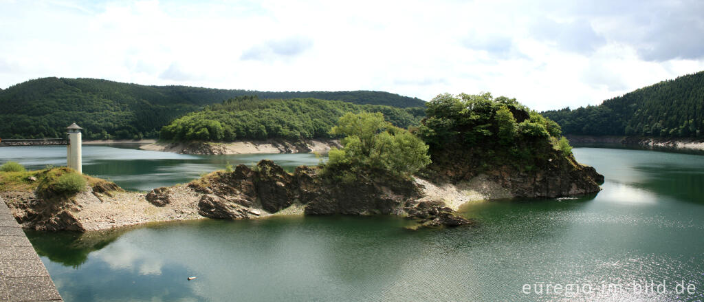 Detailansicht von Die Urfttalsperre im Nationalpark Eifel