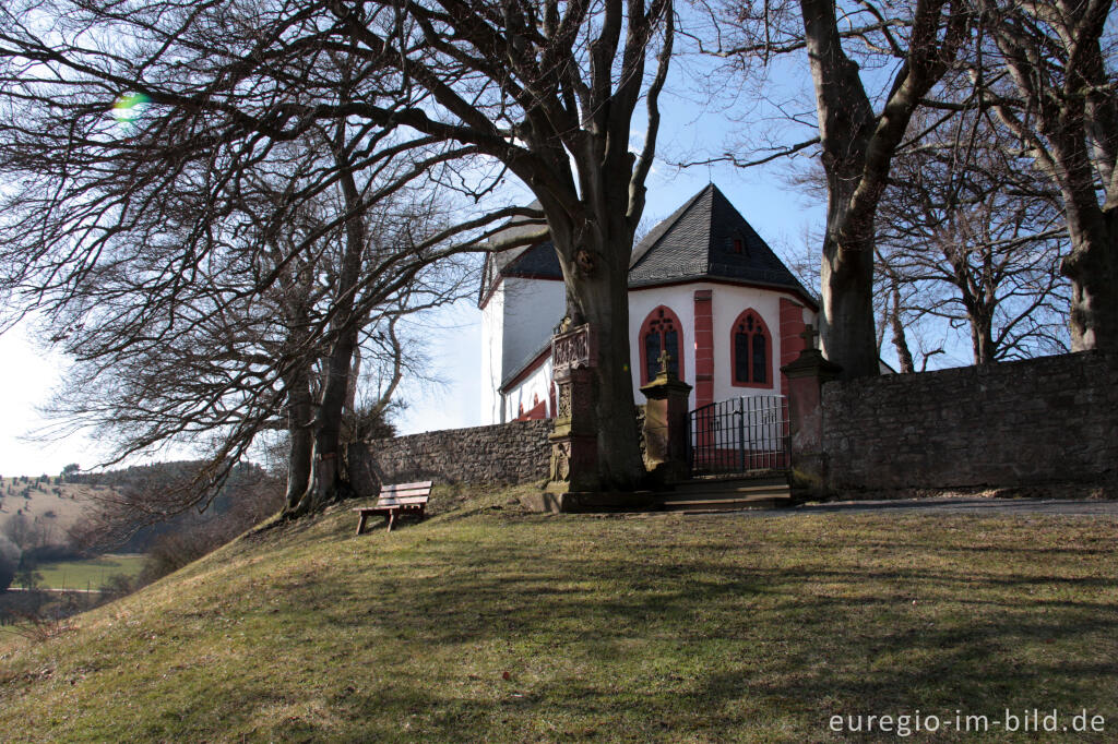 Detailansicht von Die Wallfahrtskirche St. Agatha in Alendorf, Gemeinde Blankenheim