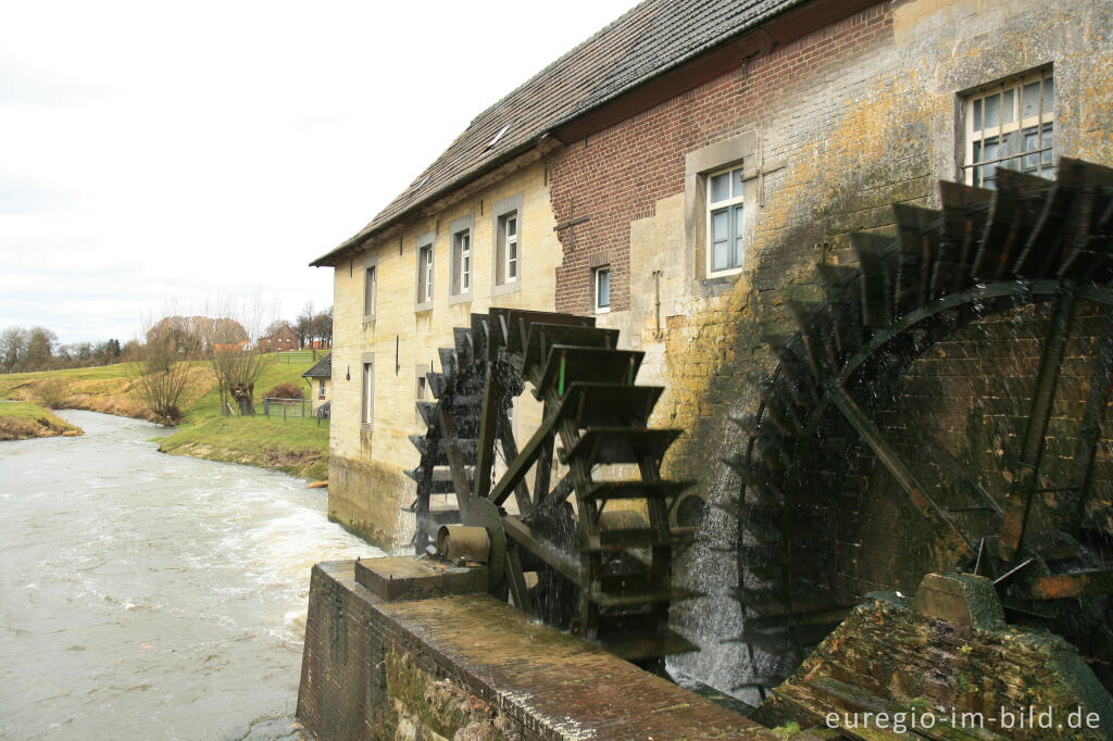 Detailansicht von Die Wassermühle von Wijlre im Göhltal