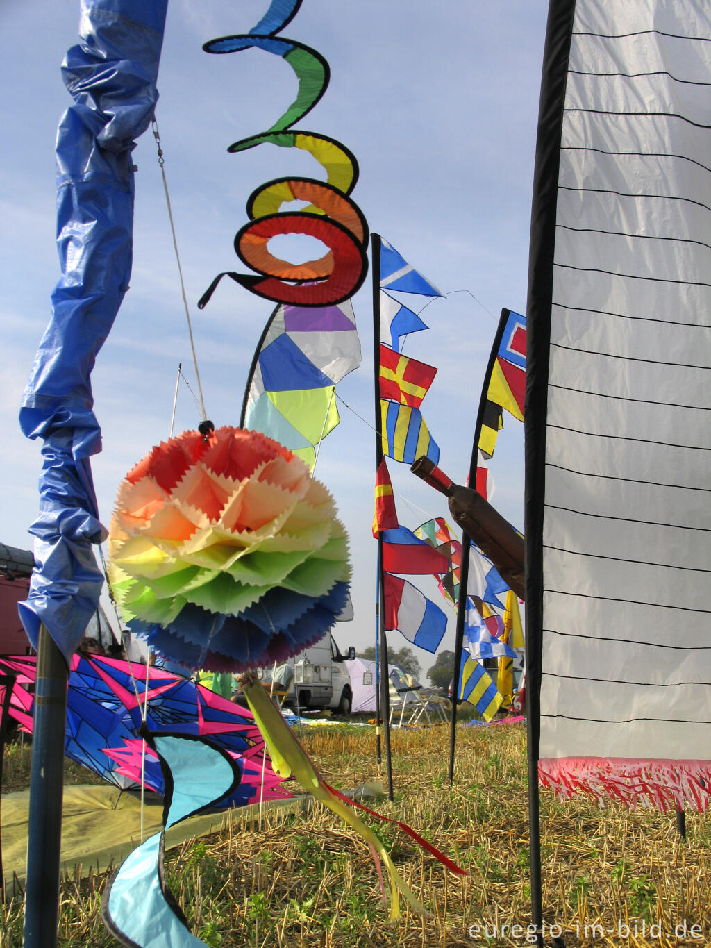 Detailansicht von Drachenfest bei Titz-Ameln