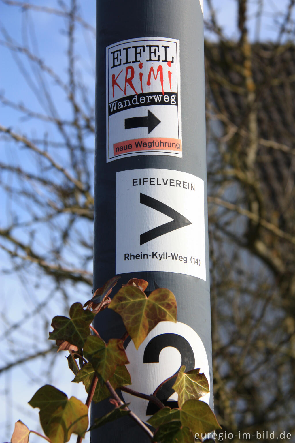 Eifelkrimi Wanderweg, Wegmarkierung