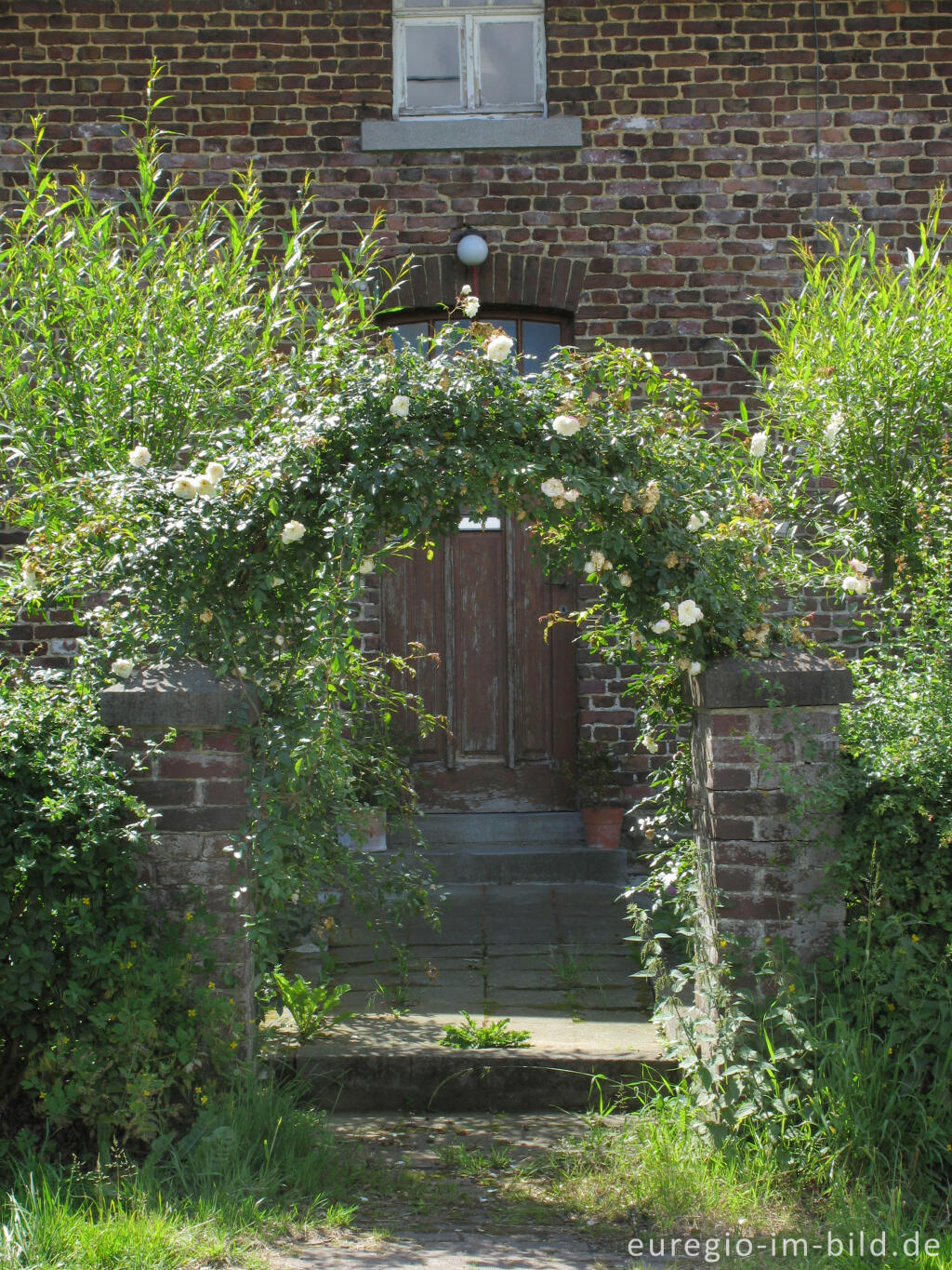 Detailansicht von Eingang zu einem Haus, Gemeinde Plombières