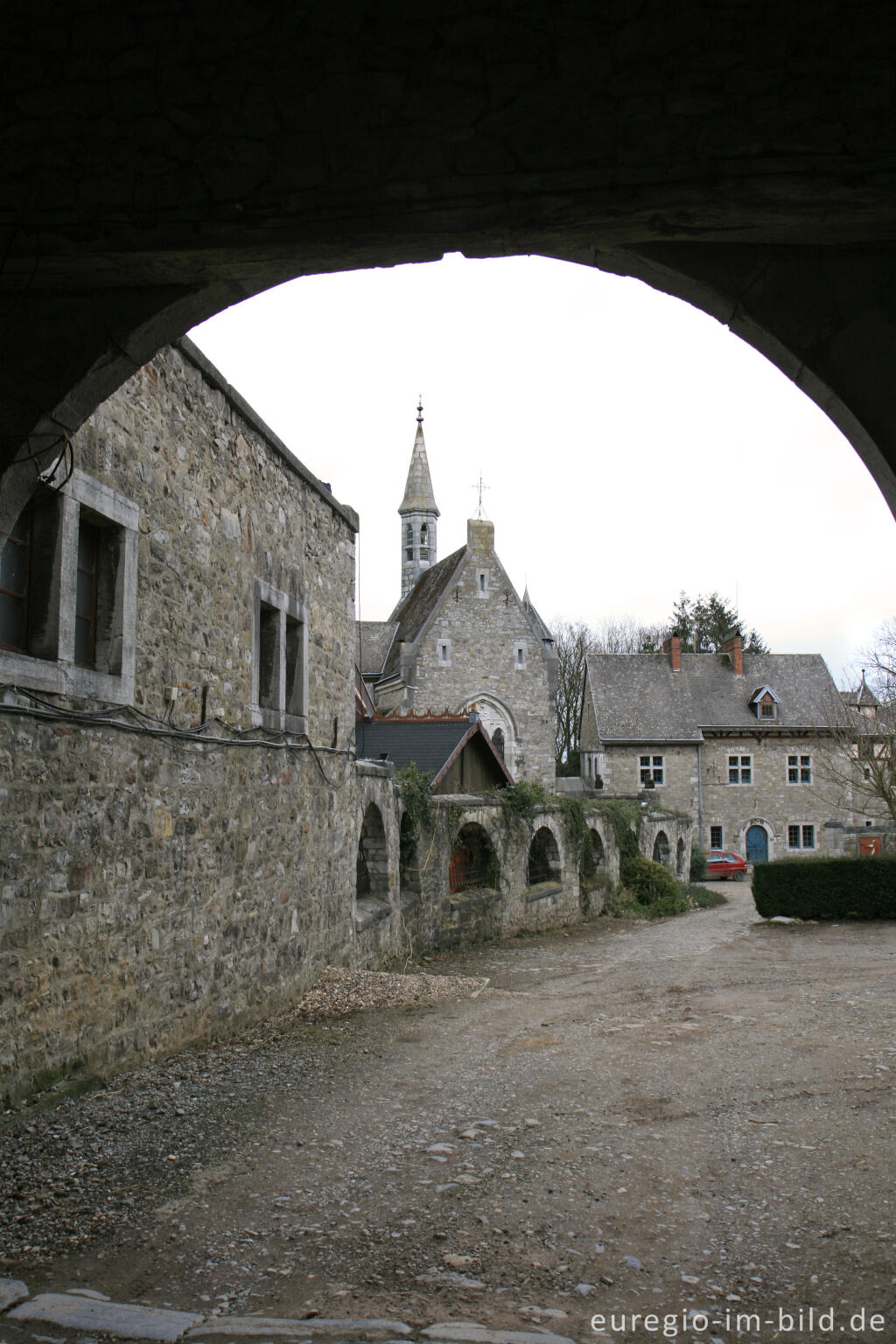 Detailansicht von Eyneburg (Emmaburg) bei Kelmis (B)