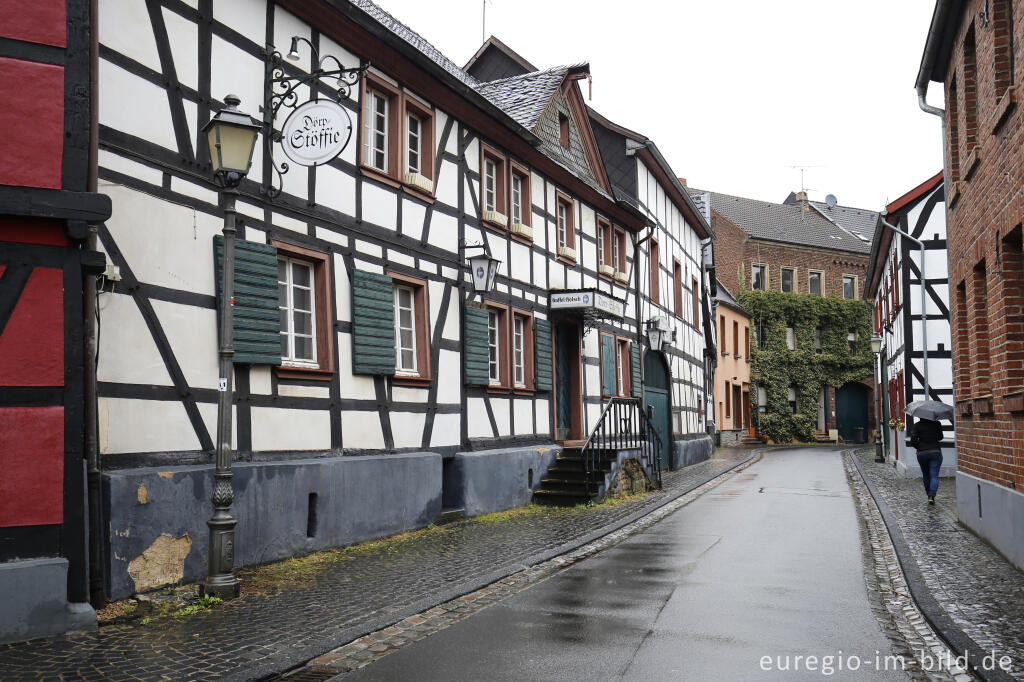 Detailansicht von Fachwerkhäuser in Kommern