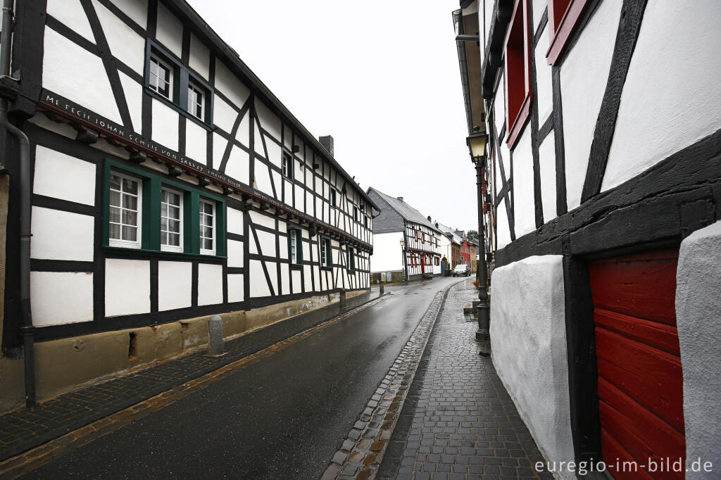 Detailansicht von Fachwerkhäuser in Kommern