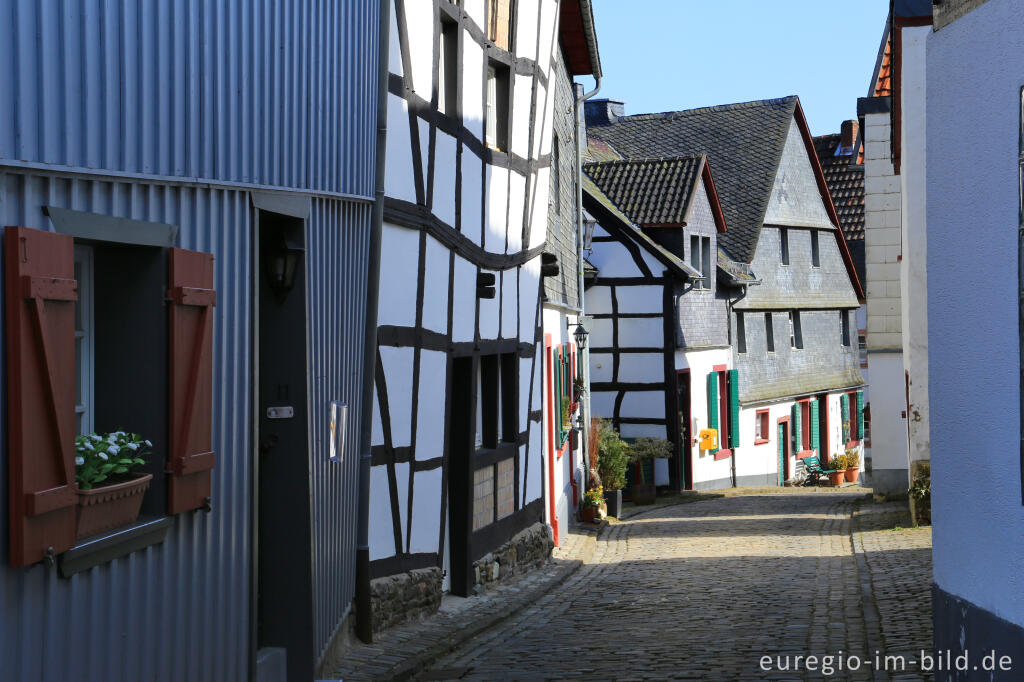 Detailansicht von  Fachwerkhäuser in Reifferscheid, Gemeinde Hellenthal