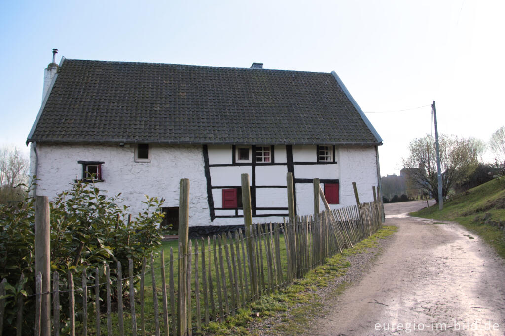 Detailansicht von Fachwerkhaus bei Sippenaeken, Geultal, Belgien