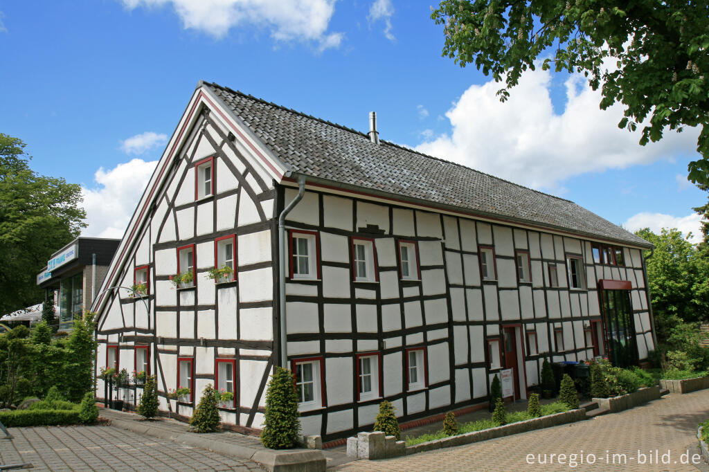 Detailansicht von Fachwerkhaus, Hauptstraße, Roetgen in der Nordeifel