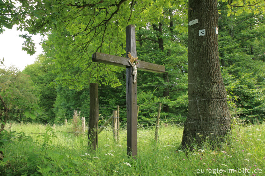 Detailansicht von Flurkreuz bei Venwegen, Nordeifel