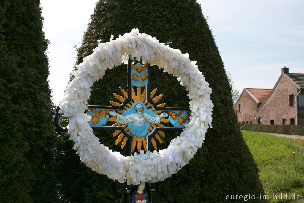 Detailansicht von Flurkreuz in Südlimburg, NL