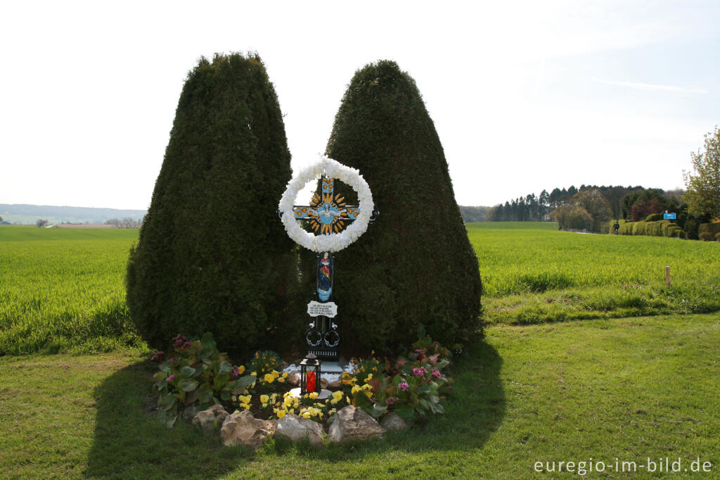 Detailansicht von Flurkreuz in Südlimburg, NL