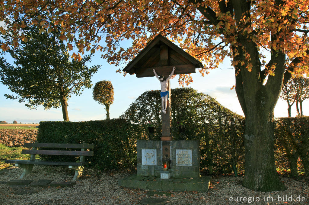 Detailansicht von Flurkreuz südlich von Bocholtz, Südlimburg