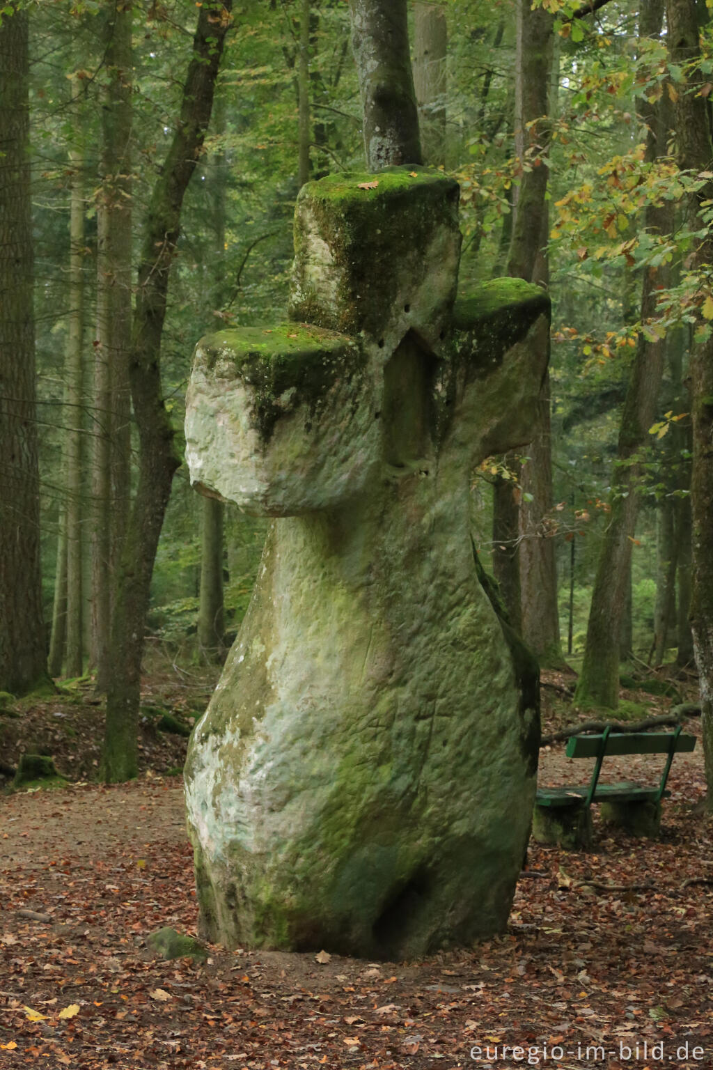 Detailansicht von Fraubillenkreuz auf dem Ferschweiler Plateau, Südeifel