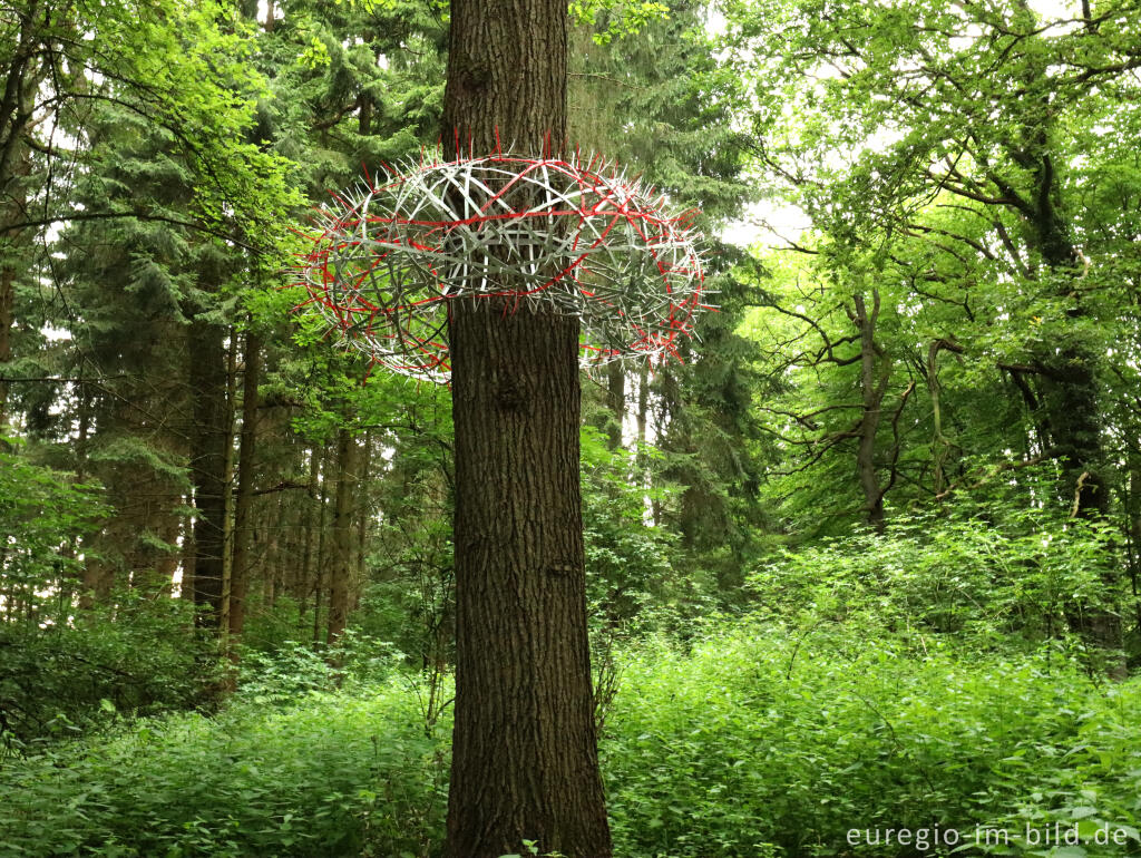 Detailansicht von Garvin Dickhof: "ZOLLFREI", Grenzkunstroute021-fragil