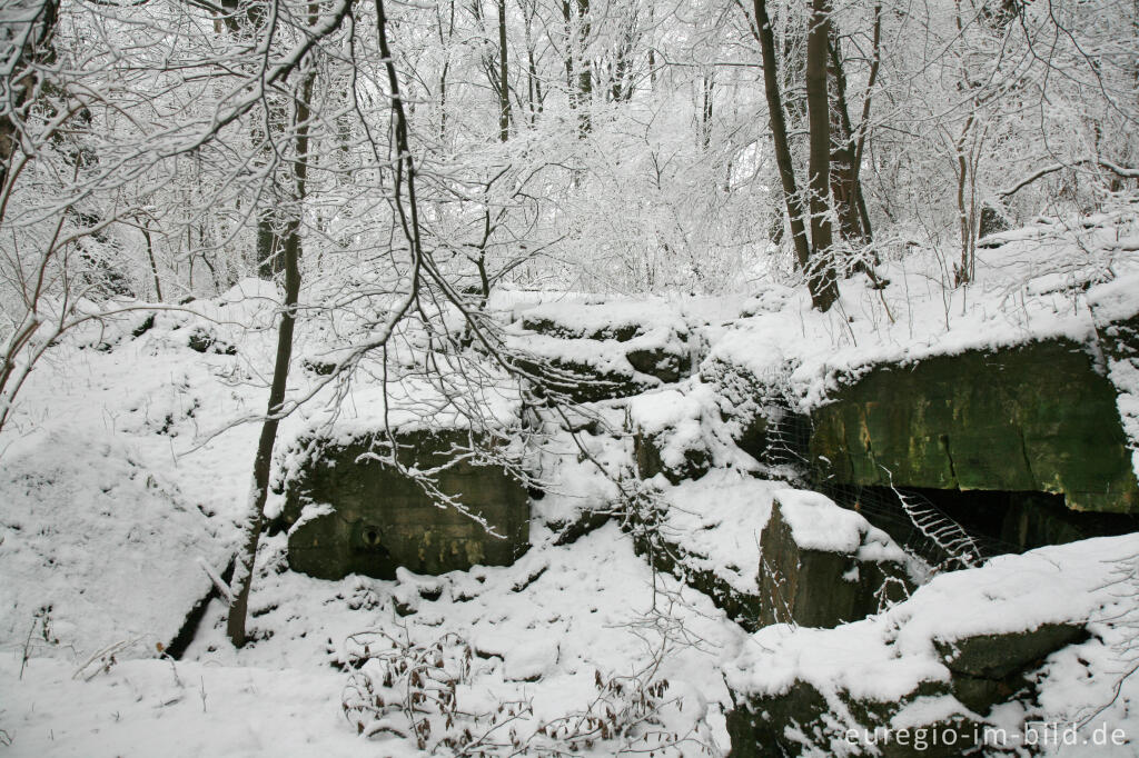 Detailansicht von Gesprengte Bunker im Wurmtal bei Würselen-Pley