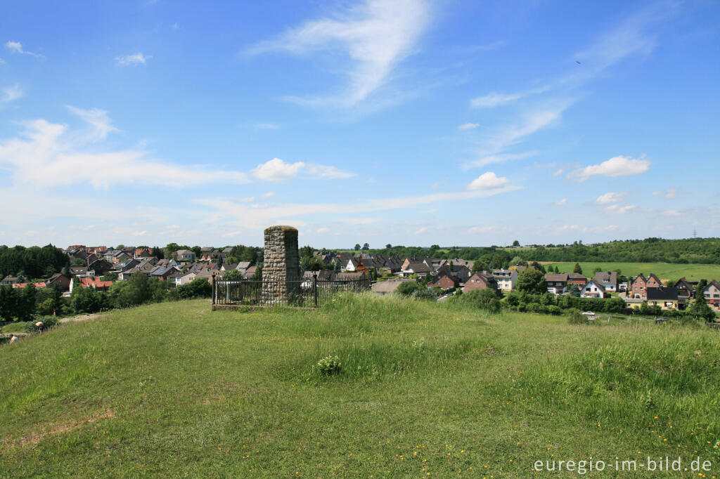 Detailansicht von Gipfel des Schlangenbergs mit Breinigerheide, Nordeifel