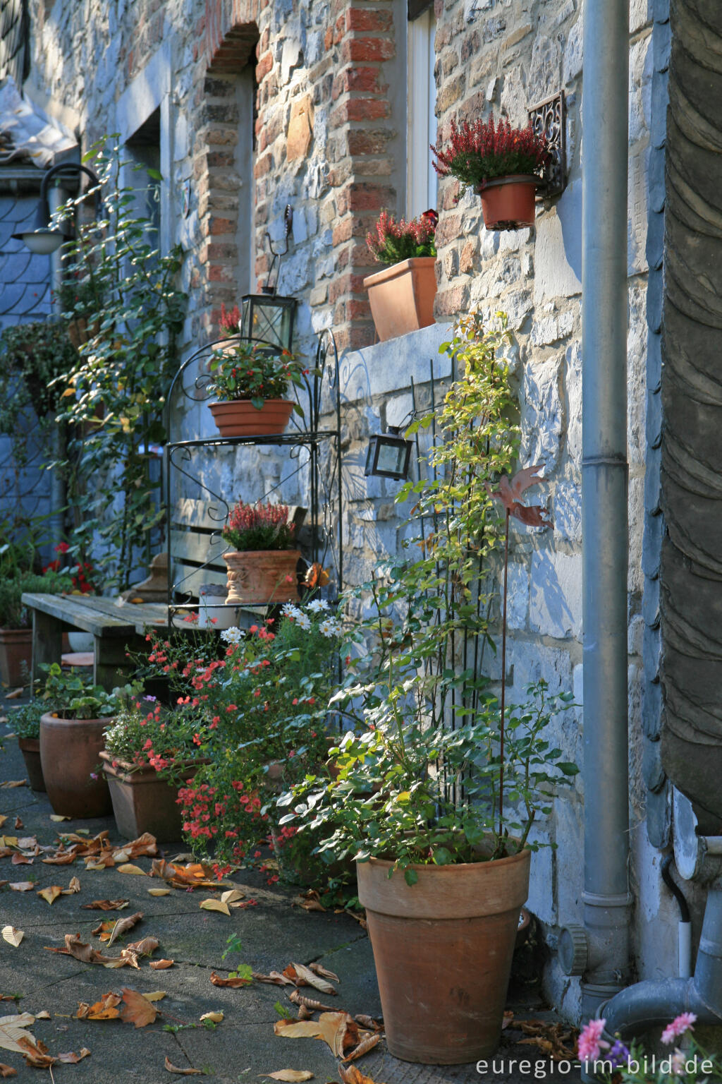 Detailansicht von Hausfassaden, Kornelimünster