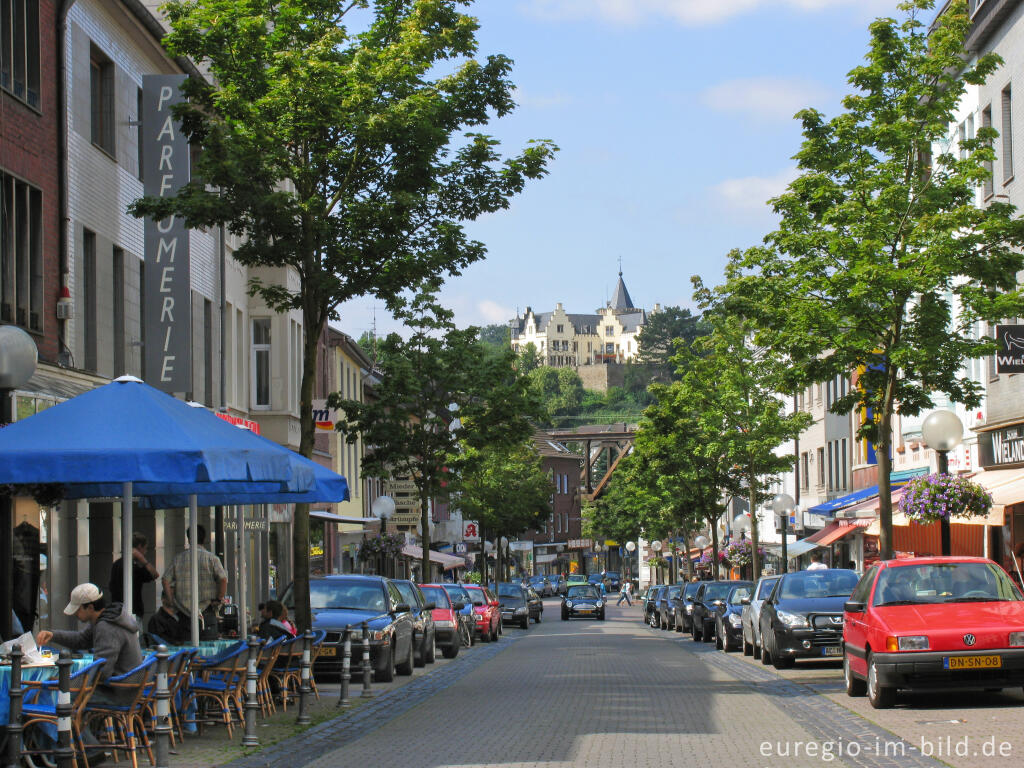 Detailansicht von Herzogenrath, Kleikstraße mit Burg Rode