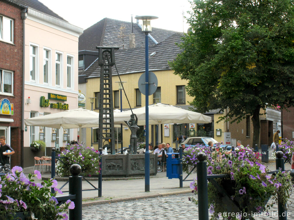 Detailansicht von Herzogenrath, Stadtteil Kohlscheid, Markt