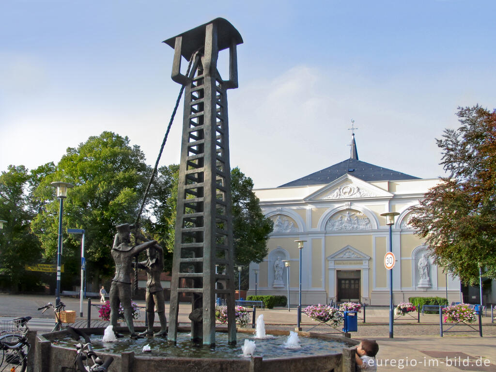 Detailansicht von Herzogenrath, Stadtteil Kohlscheid, Markt