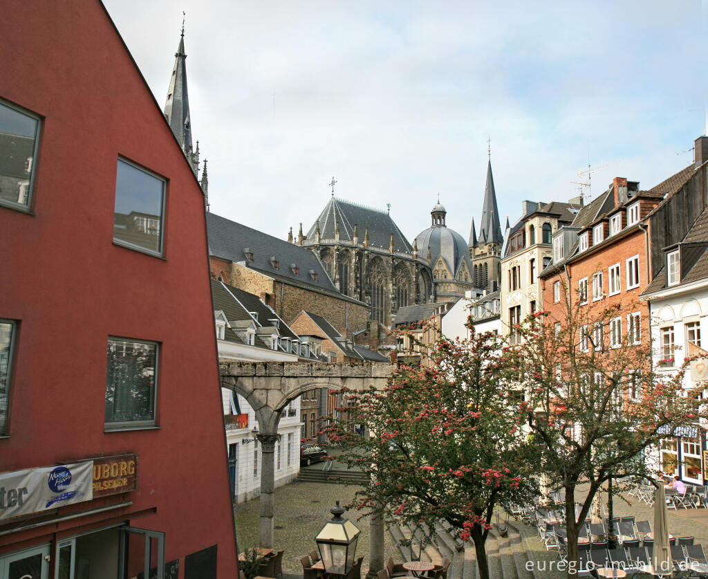 Detailansicht von Hof, Aachener Altstadt