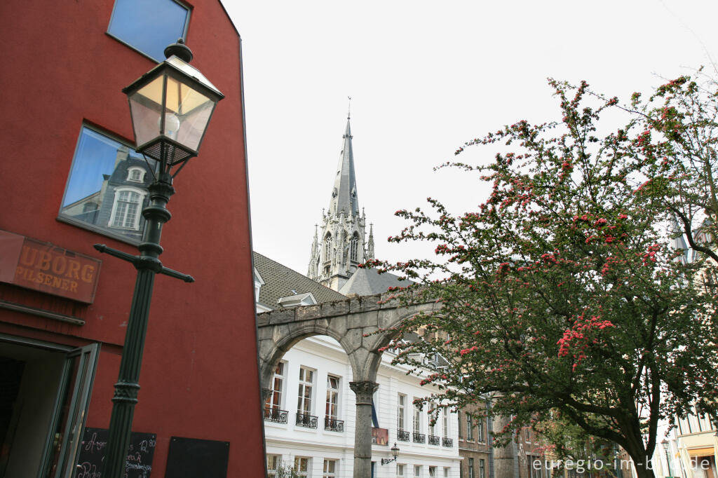 Detailansicht von Hof, Aachener Altstadt