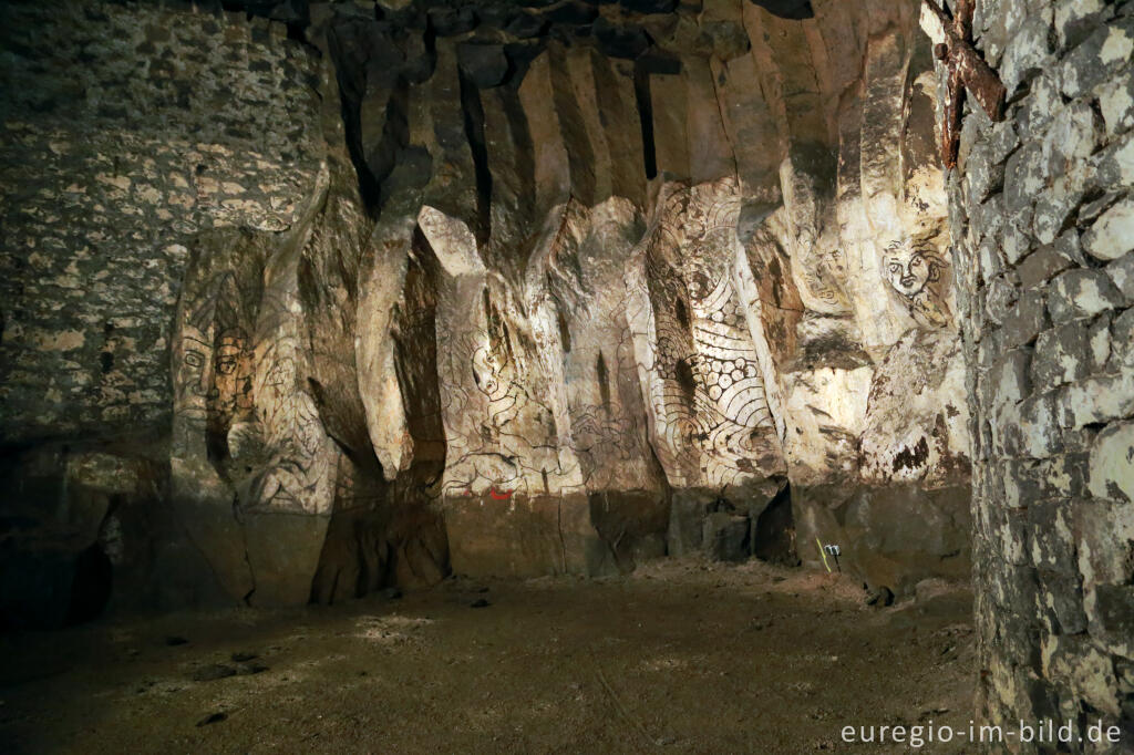 Detailansicht von Im Lavakeller der Stadt Mendig (Vulkaneifel)