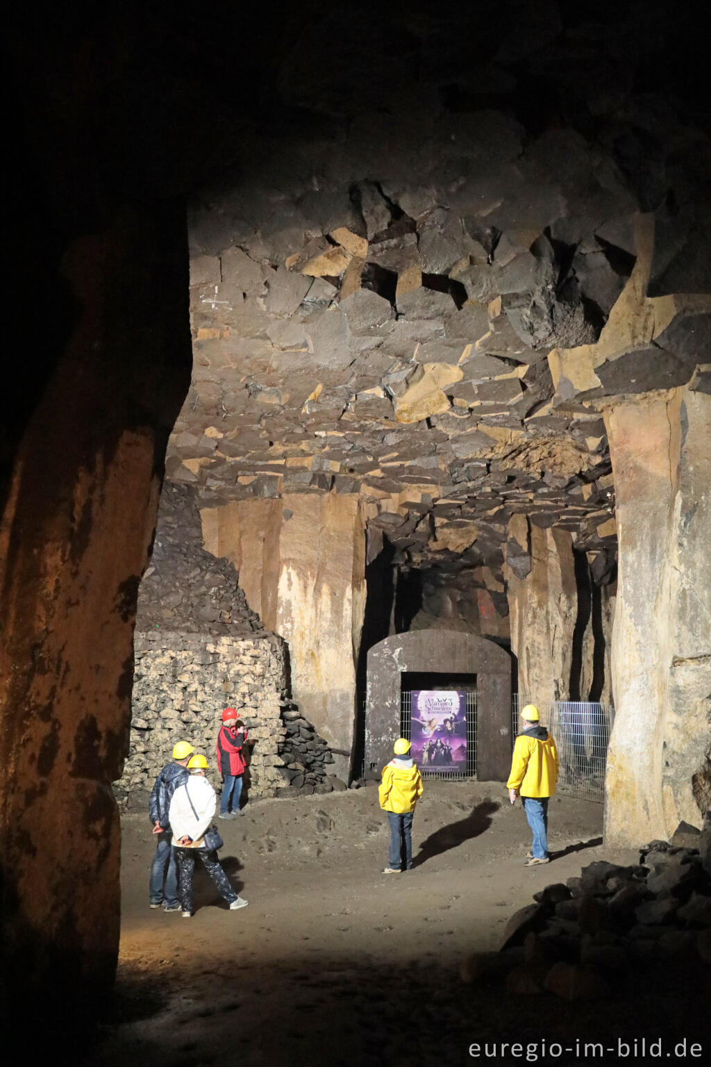 Detailansicht von In den Lavakellern von Mendig, Vulkaneifel