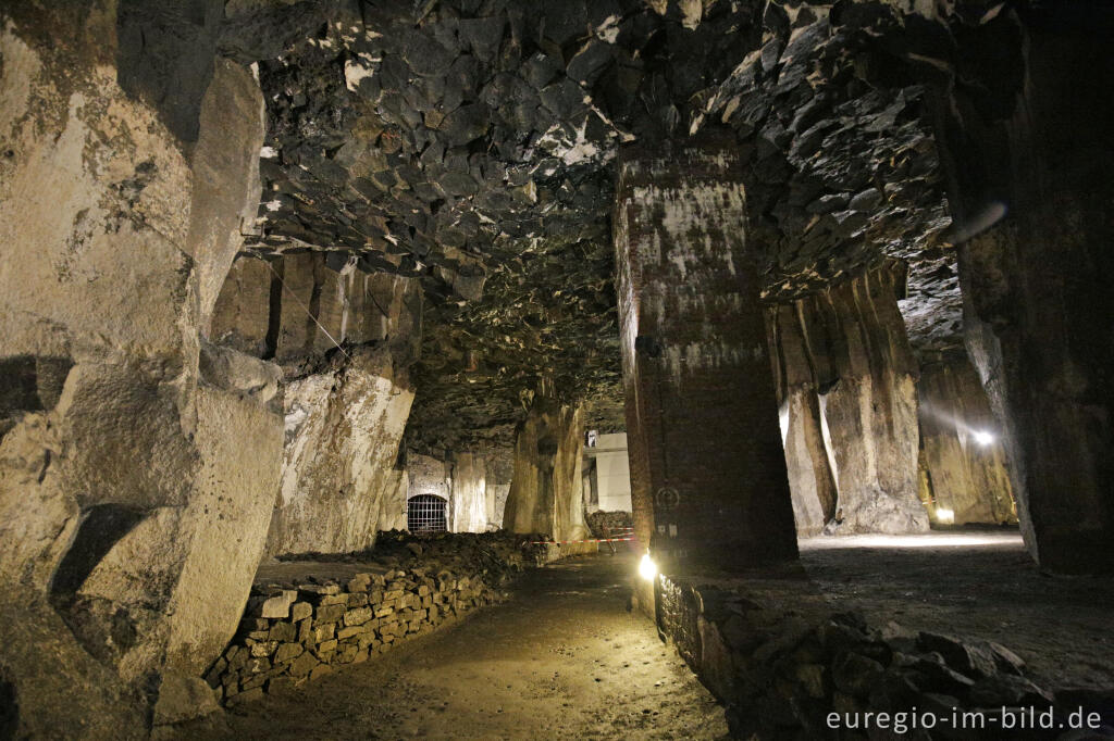 Detailansicht von In den Lavakellern von Mendig, Vulkaneifel