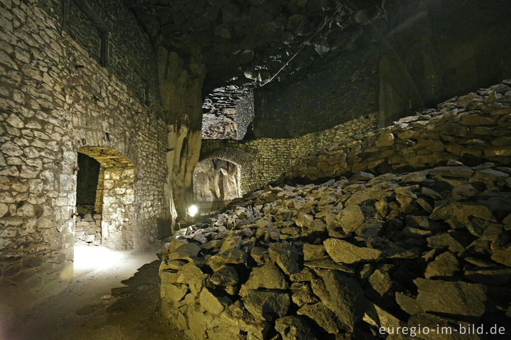 Detailansicht von In den Lavakellern von Mendig, Vulkaneifel