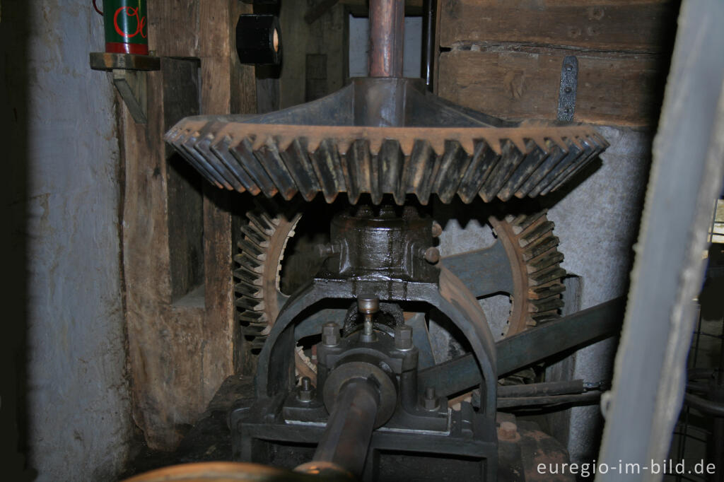 Detailansicht von In der historischen Wassermühle, Kasteeltuin Oud-Valkenburg