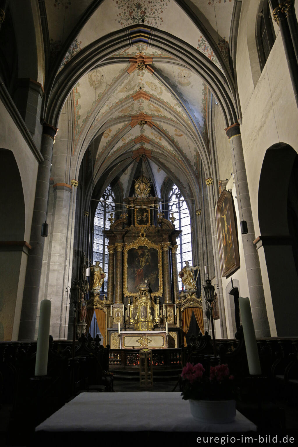 Detailansicht von In der Probsteikirche St. Kornelius in Kornelimünster