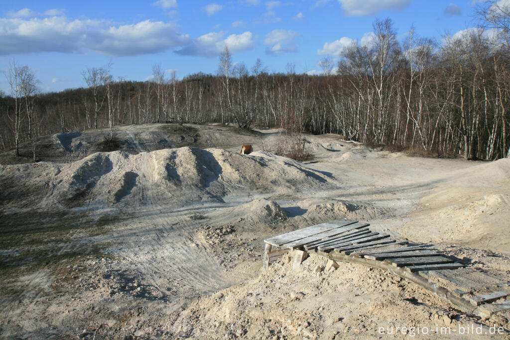 Detailansicht von Kalkberg im Wurmtal bei Würselen